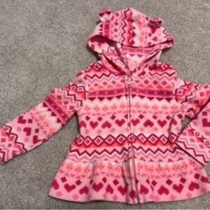 The‎ Children's Place Pink Patterned Hoodie Size 2T